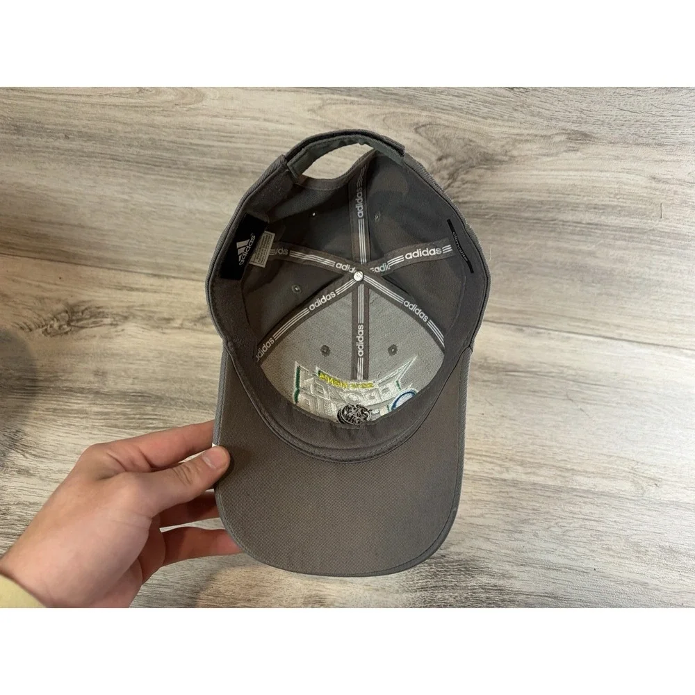 Adidas Mens Frozen Four‎ Boston 2015 Hockey Hat Cap Strapback Adjustable Gray